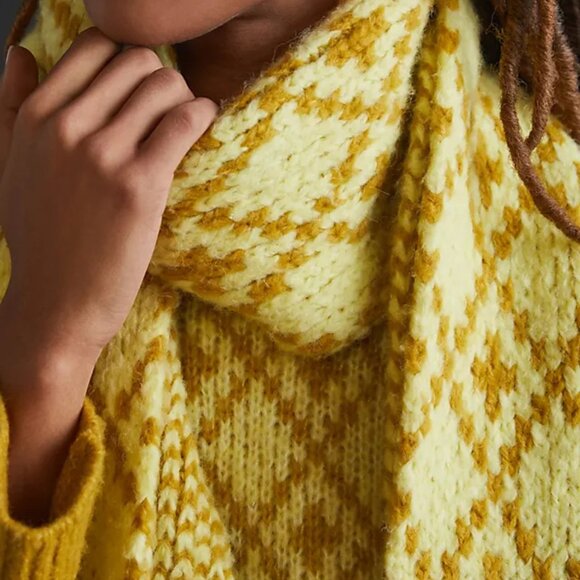 ANTHROPOLOGIE | Sigfried Wool Blend Scarf | NWT - Picture 5 of 9